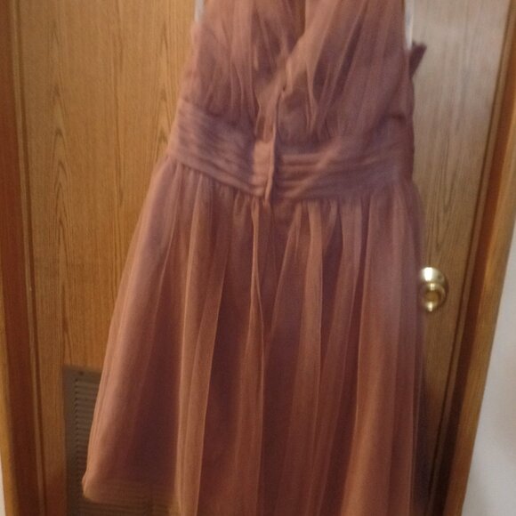 Alfred Angelo Ladies' Mauve Chiffon Formal Dress, Size 14 - Picture 2 of 3